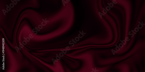 Abstract background luxury cloth or liquid wave or wavy folds of grunge silk texture. Beautiful soft wavy folds on smooth shiny fabric. Elegant background from silk fabric. 