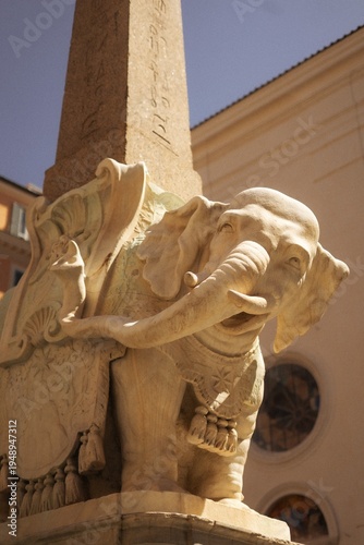 Photos Berninis Elefant auf der Piazza della Minerva in Rom