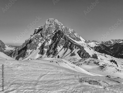 Foto Ski tour in the Glarus region between Mount Schilt and Mount Mürtschenstock