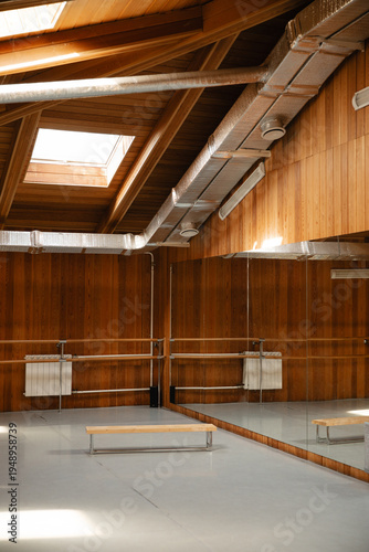 interior of a modern ballet hall
