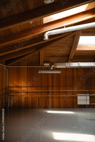 interior of a modern ballet hall