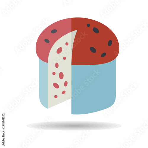 Traditional Italian Panettone Holiday Bread