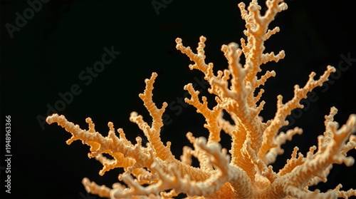 Marine coral geometry macro background
