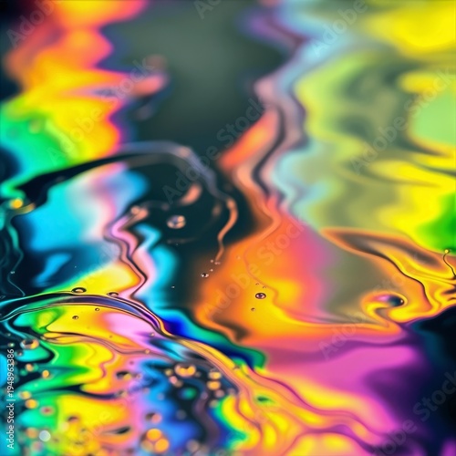 Oil reflection wave background