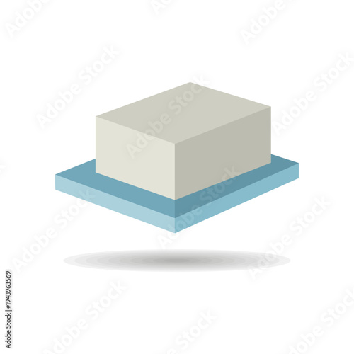 Classic Butter Block on a Dish