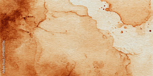 Abstract, textured coffee stain, conveying the earthy tones and the artistic imperfections that evoke a sense of warmth and intimacy. 