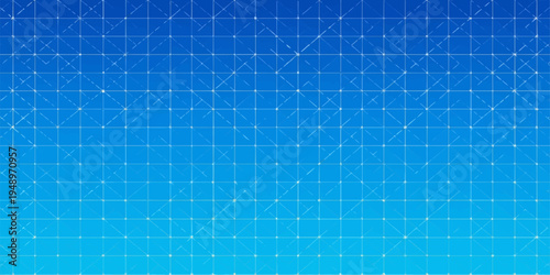 Blue mosaic tile pattern on a swimming pool water surface creates a light textured backdrop with a grid design for a pool wallpaper or blueprint illustration