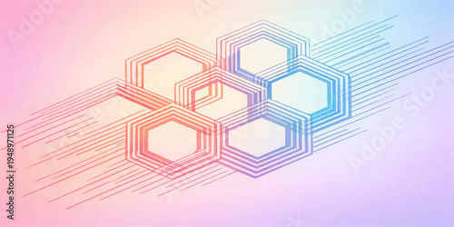 Abstract colorful 3d cube pattern background featuring blue geometric square shapes and futuristic digital technology construction design for a professional business backdrop template