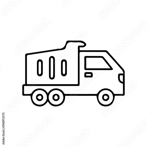 Dump Truck Construction Icon