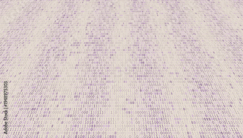 Digital Monolith - Cascading Binary Plane with Volumetric Light and Shadow