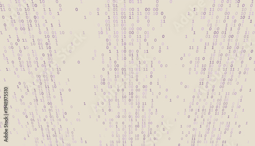 Staccato Binary Logic - Rhythmic Digital Grid with Data Highlights