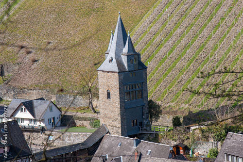guard tower (Steeger Tor) Bacharach Rhineland Palatinate Germany