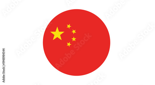 The national flag of the people s republic of china a red field with stars