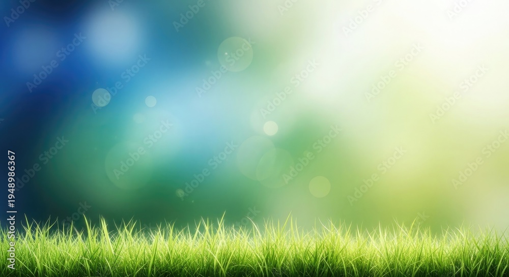 Fototapeta premium Celebrate world environment day with a green and serene natural landscape