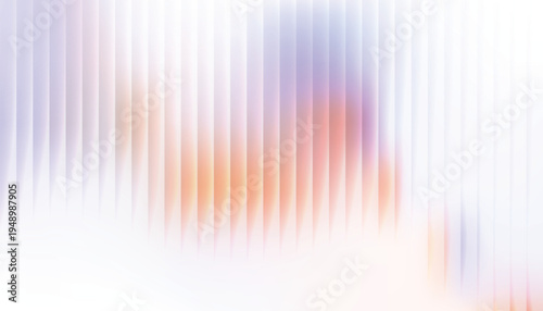 Abstract colorful blurred background with vertical lines glass effect 
