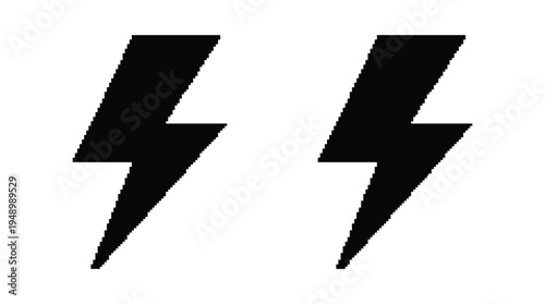 Lightning icon, Lightning sign vector