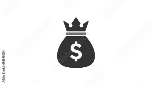 Money bag icon, Dollar sack money icon vectorMoney bag icon, Dollar sack money icon vector
