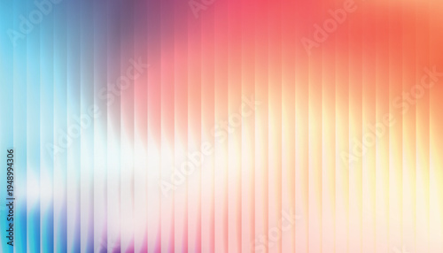 Vibrant gradient background with vertical lines glass effect 