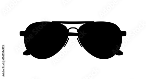 Sunglasses aviator style with dark lenses and metal frame, iconic eyewear accessory featuring glasses, stylish, trendy