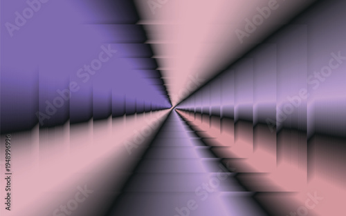 Modern 3D Optical Illusion Geometric Vector Illustration.eps