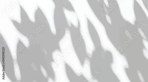 Gray and white abstract pattern with animal print design elements on a white background