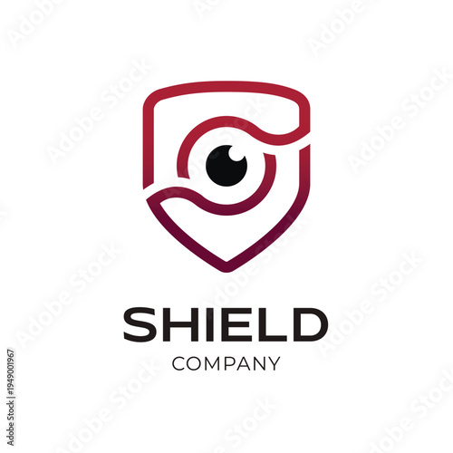 Shield logo design, Security logo
