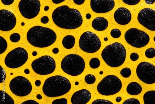 Poison Dart Frog Skin Texture Seamless Pattern. Close-up poison frog skin detail. Exotic amphibian surface design. Realistic frog skin texture background. Detailed wildlife macro close-up.  Amphibian.