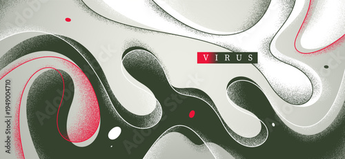 Curvy lines in dynamic motion vector abstract background, virus lifeform in mutation look like wallpaper art, fluid curve linear abstraction, wavy motion.