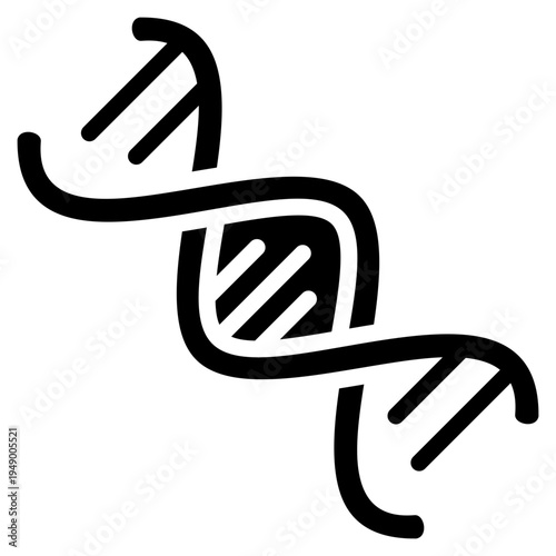 Dna Helix  Icon Element For Design