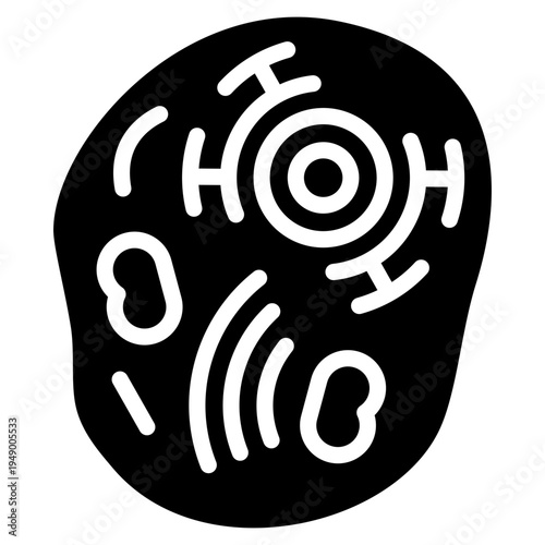 Animal Cell  Icon Element For Design