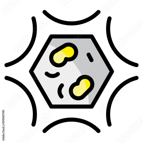 Plant Cell  Icon Element For Design