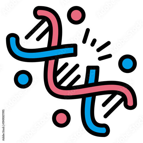 Genetic Mutation  Icon Element For Design