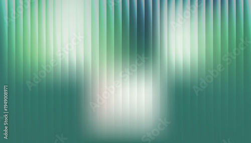 Abstract green and white light blurred background glass effect 