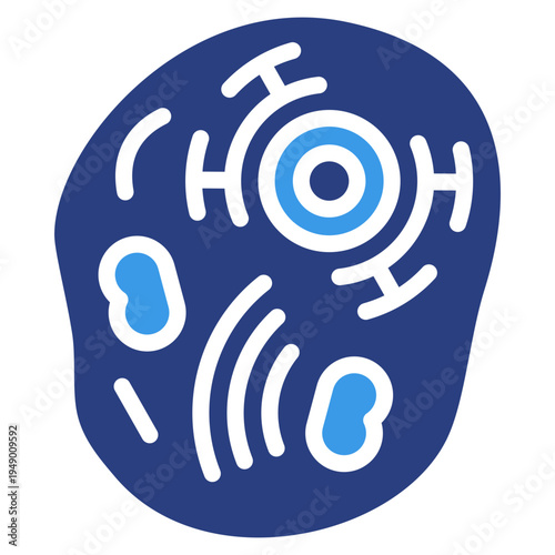 Animal Cell  Icon Element For Design