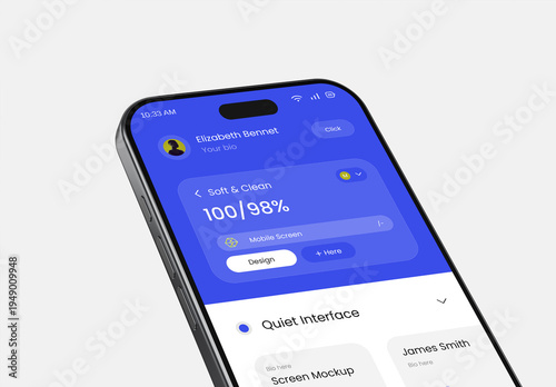 Mobile Phone Screen Mockup