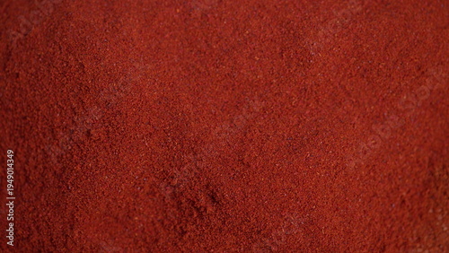 Foto Intense crimson spice closeup, Detailed shot of vivid red paprika surface, Highr
