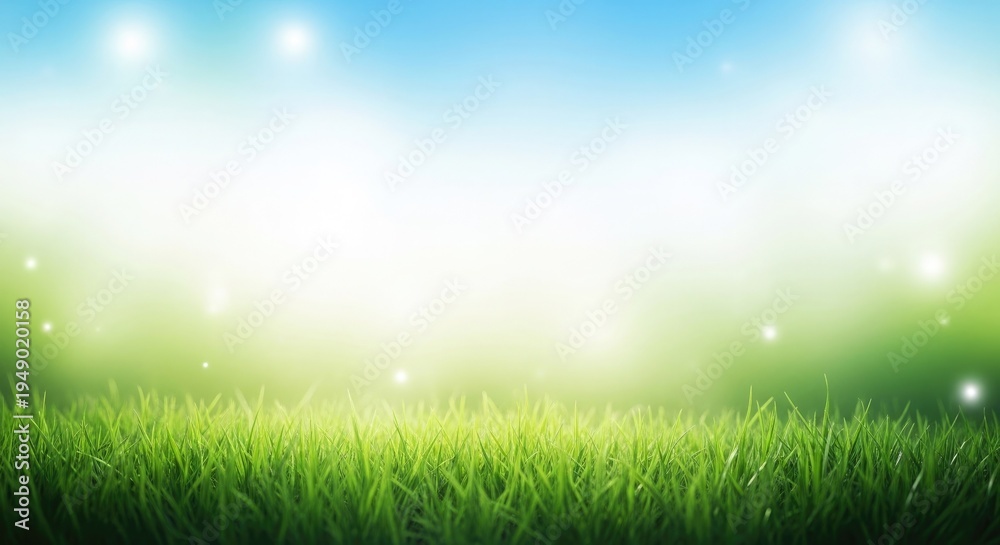 Fototapeta premium Celebrating world environment day with a lush green landscape and sunshine