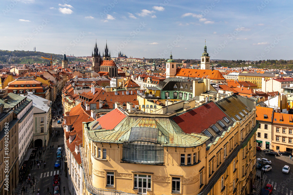 Obraz premium Bilder aus der goldenen Stadt Prag