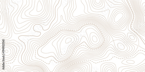 abstract diagram discovery topographic map banner texture background.Geographic line map with elevation assignments. Contour background geographic grid. Vector illustration.