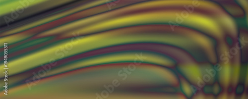 Light Green, Yellow vector template with lines, ovals. Geometric illustration in marble style with gradient.  The elegant pattern for brand book.