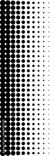 Vertical Halftone Dot Gradi...