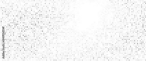 Radiasi Pola Titik Halfton Vektor Berkualitas Tinggi Dalam Warna Hitam dan Putih, Ideal untuk Spanduk Pemasaran dan Latar Belakang Produk