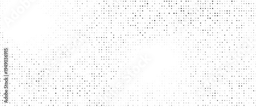 Radiasi Pola Titik Halfton Vektor Berkualitas Tinggi Dalam Warna Hitam dan Putih, Ideal untuk Spanduk Pemasaran dan Latar Belakang Produk
