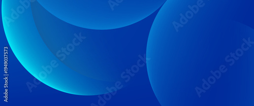 Abstract blue background with waves. Vector illustration