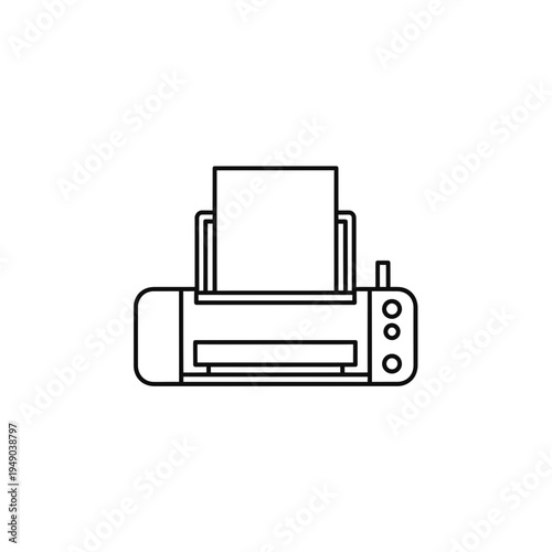 Printer Icon vector illustration