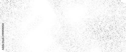 Radiasi Pola Titik Halfton Vektor Berkualitas Tinggi Dalam Warna Hitam dan Putih, Ideal untuk Spanduk Pemasaran dan Latar Belakang Produk