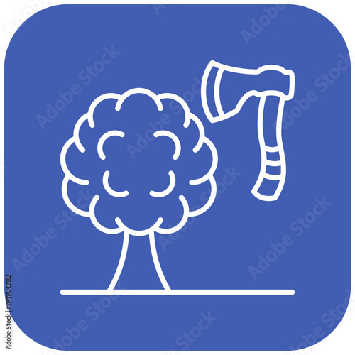 Tree cutting Icon
