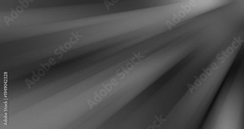 Tableau sur toile Abstract monochrome background with light beams coming from the side