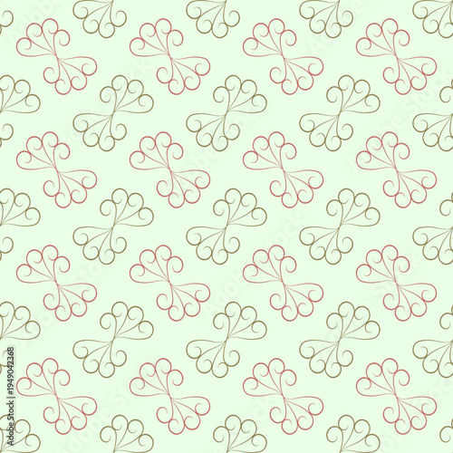 Pastel abstract with diagonal spiral seamless pattern