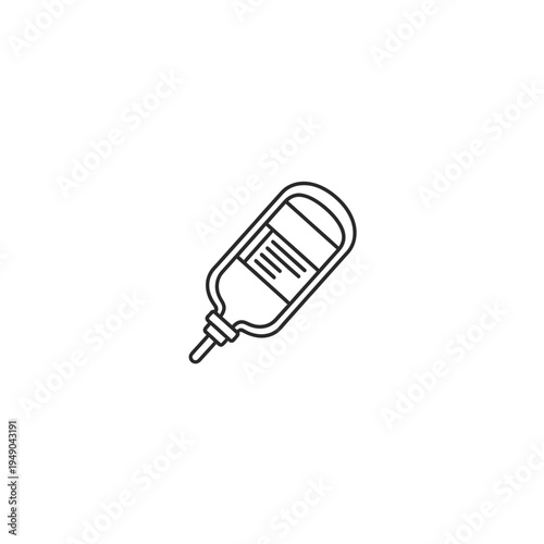 Medical IV Bag Icon vector illustration